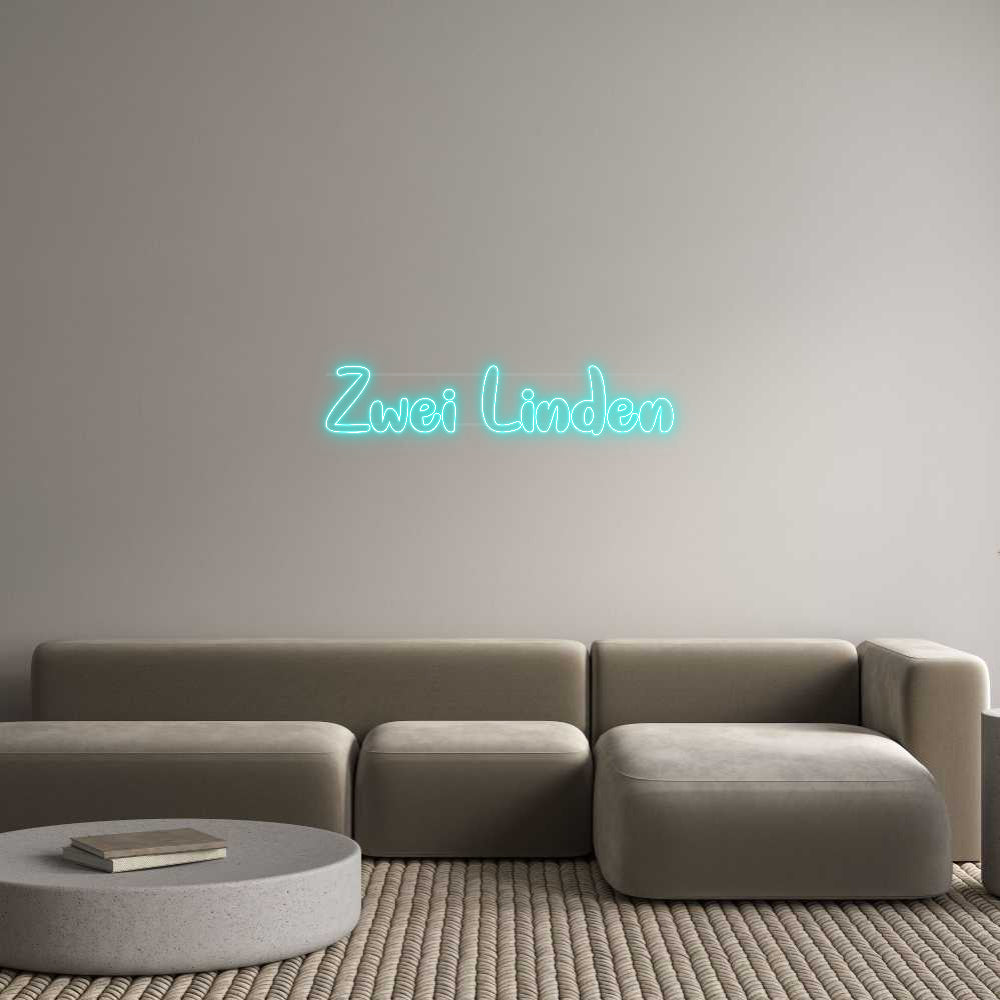 Custom Neon: Two Linden Trees