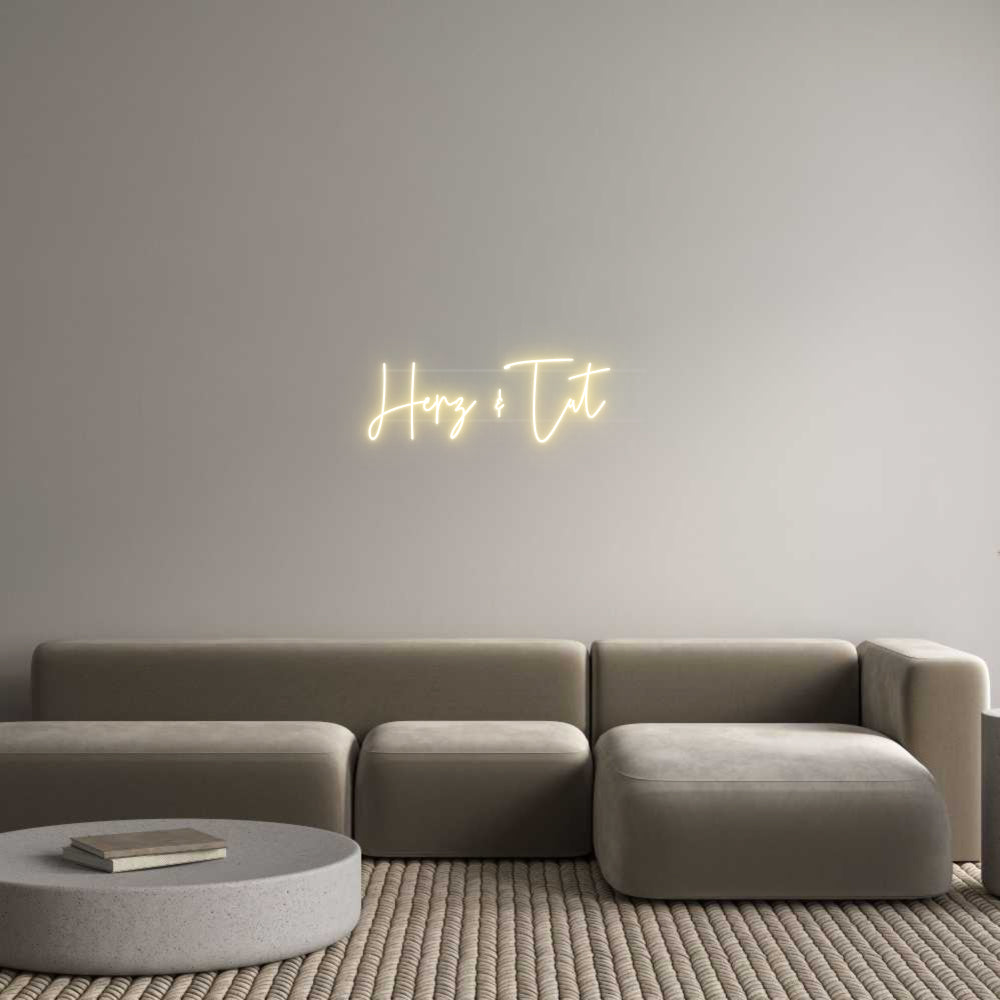 Custom Neon: Herz & Tat