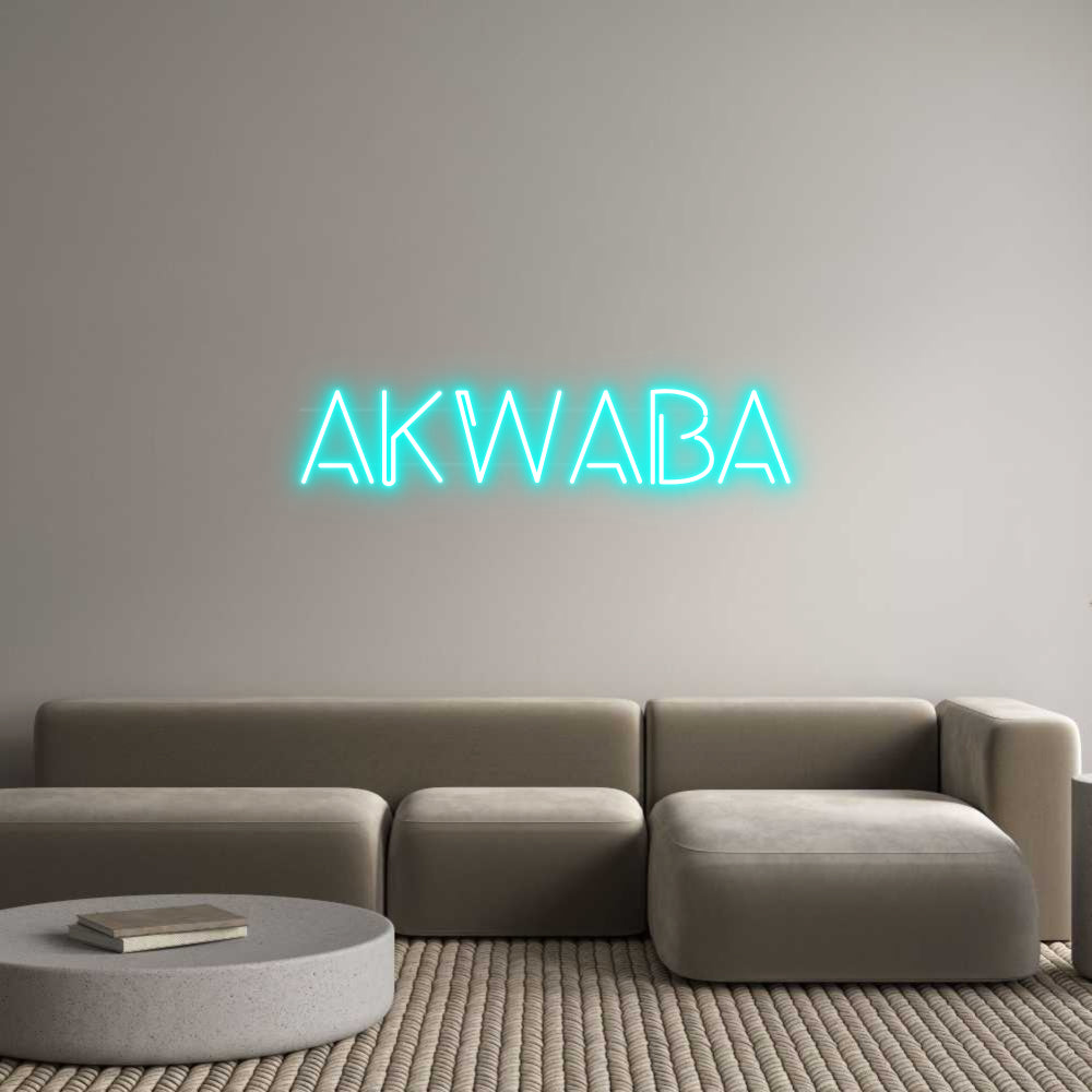 Custom Neon: AKWABA