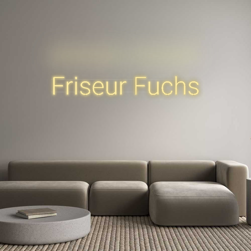 Custom Neon: Friseur Fuchs