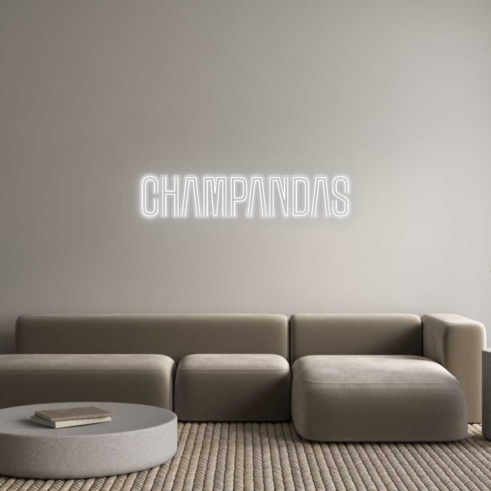 Custom Neon: Champaign