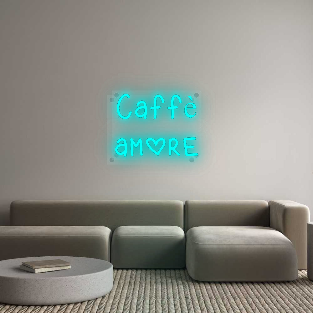 Custom Neon: Caffè
amore