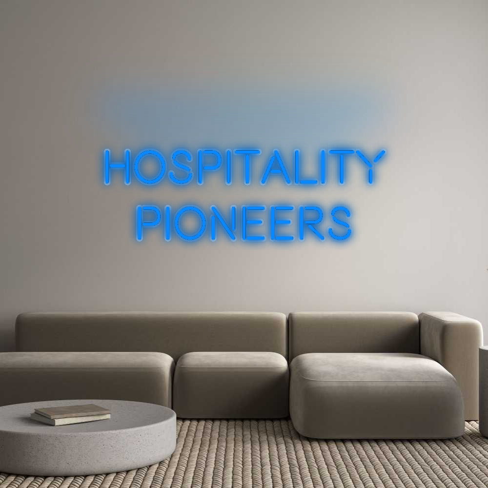 Custom Neon: hospitality
...