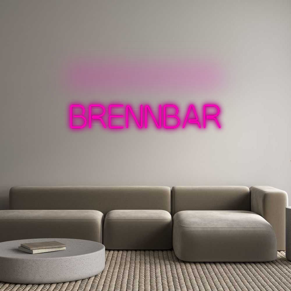 Custom Neon: BRENNBAR