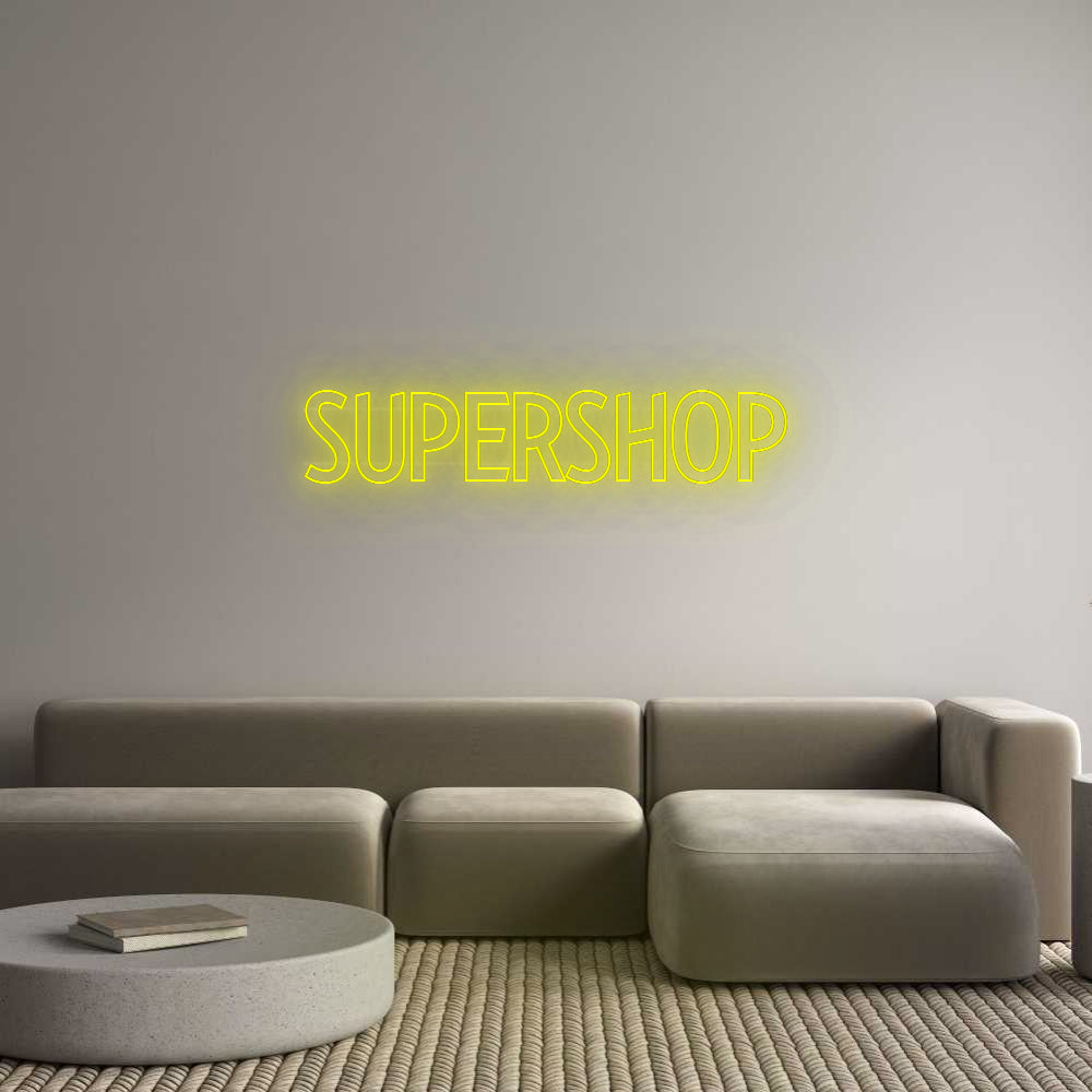 Custom Neon: SUPERSHOP