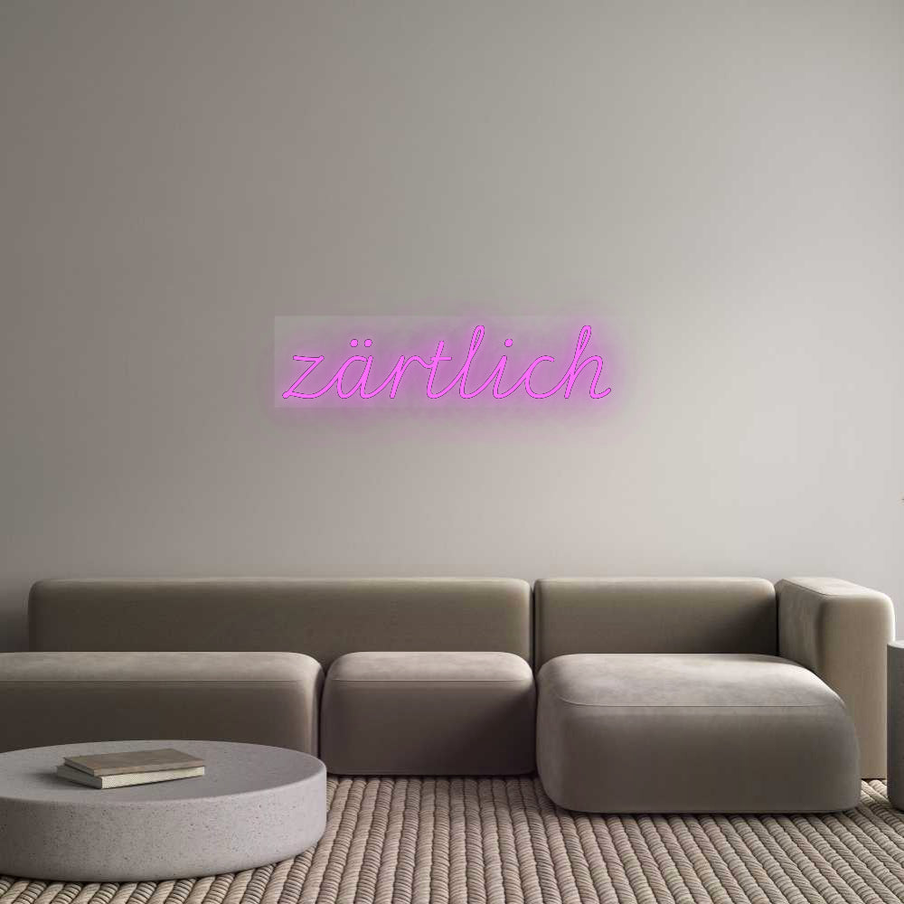 Custom Neon: zärtlich