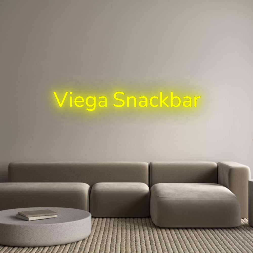 Custom Neon: Viega Snack Bar