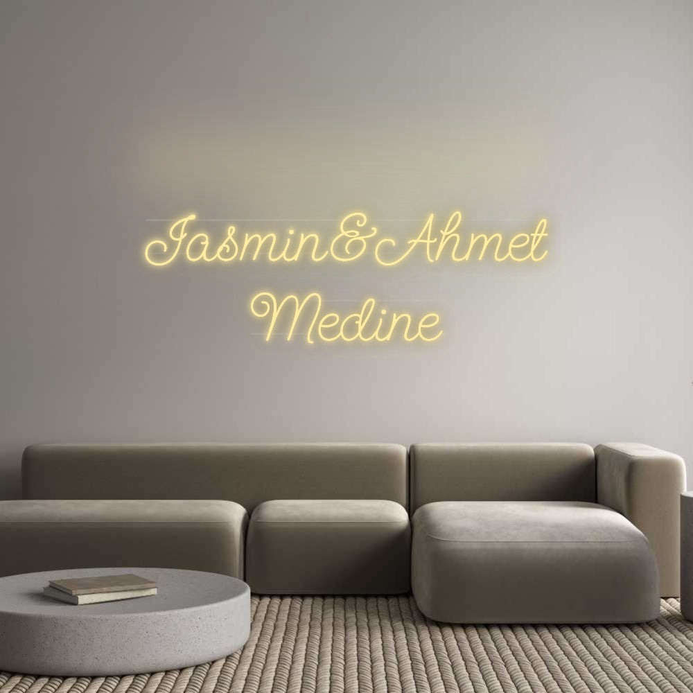 Custom Neon: Jasmin&Ahmet
...