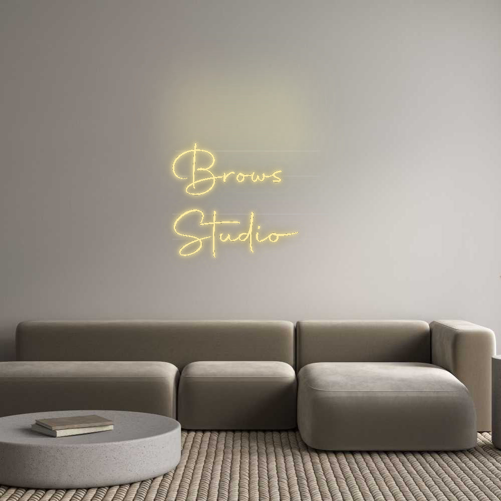 Custom Neon: Brows 
Studio