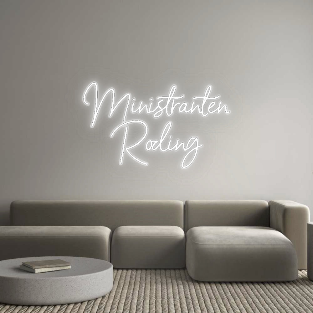 Custom Neon: Ministranten
...