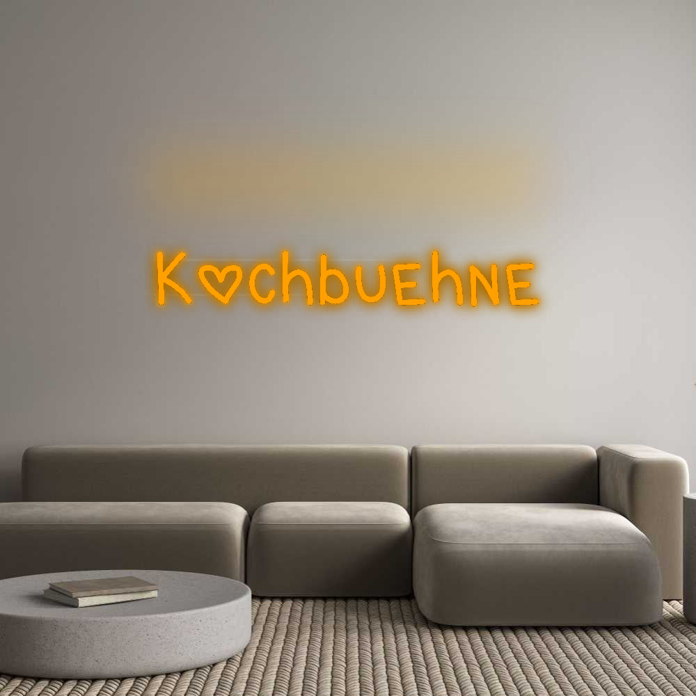 Custom Neon: Kochbuehne