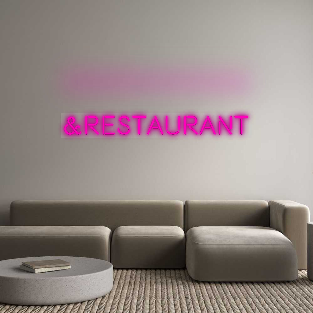 Custom Neon: &amp;Restaurant