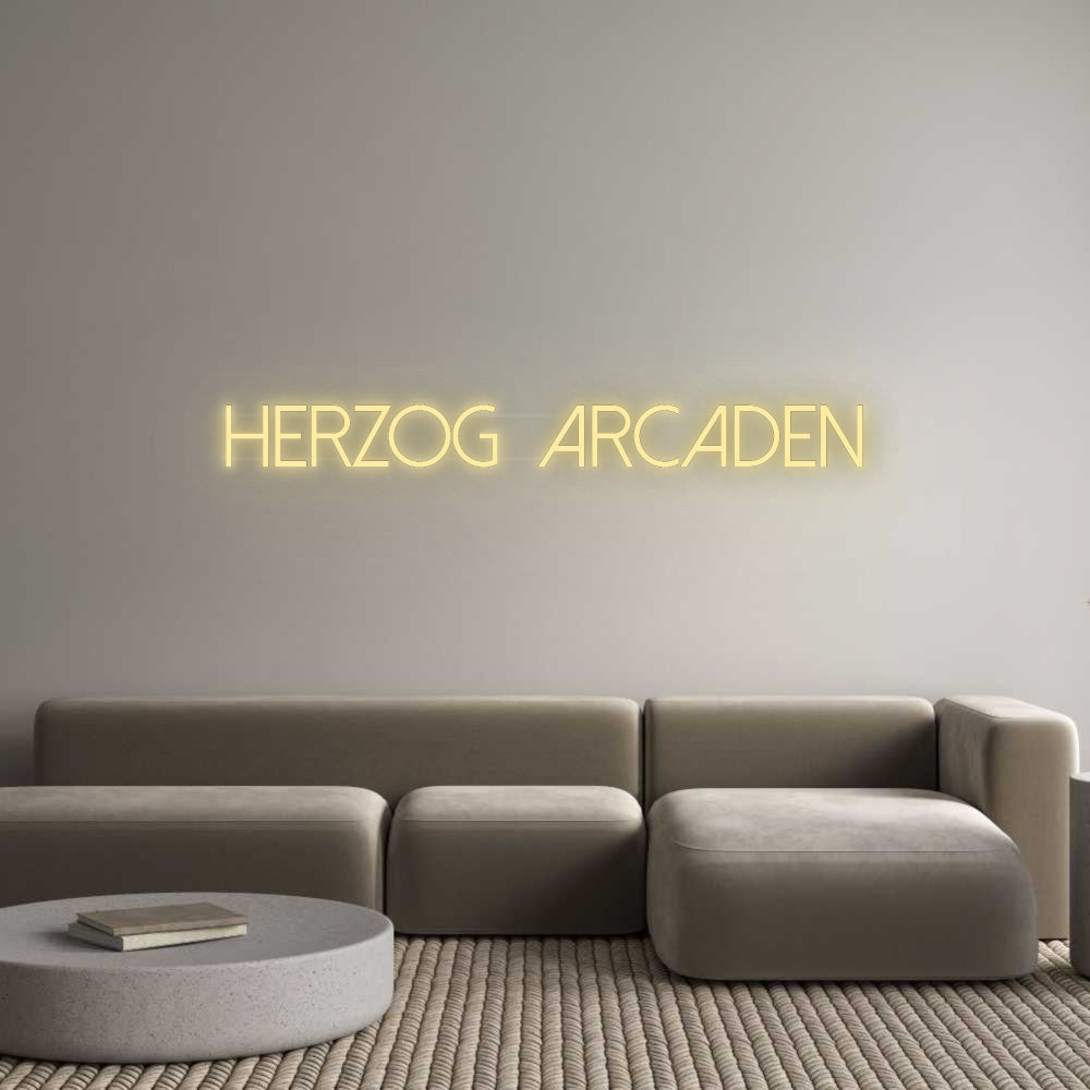 Custom Neon: Herzog Arcades