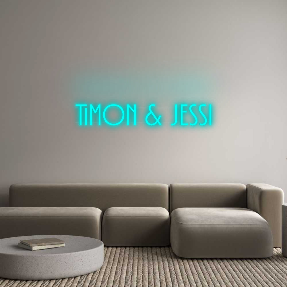 Custom Neon: Timon &amp; Jessi