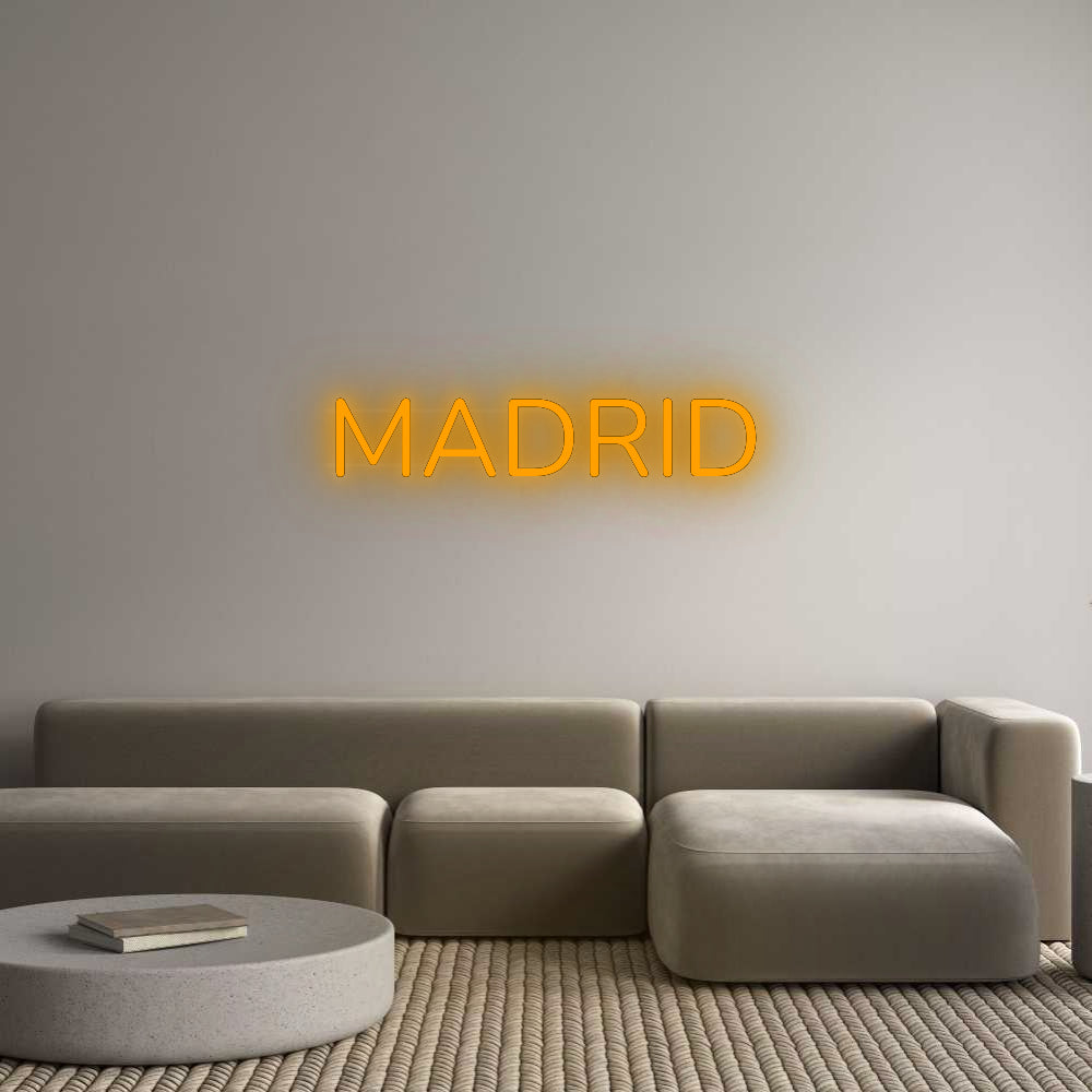 Custom Neon: MADRID