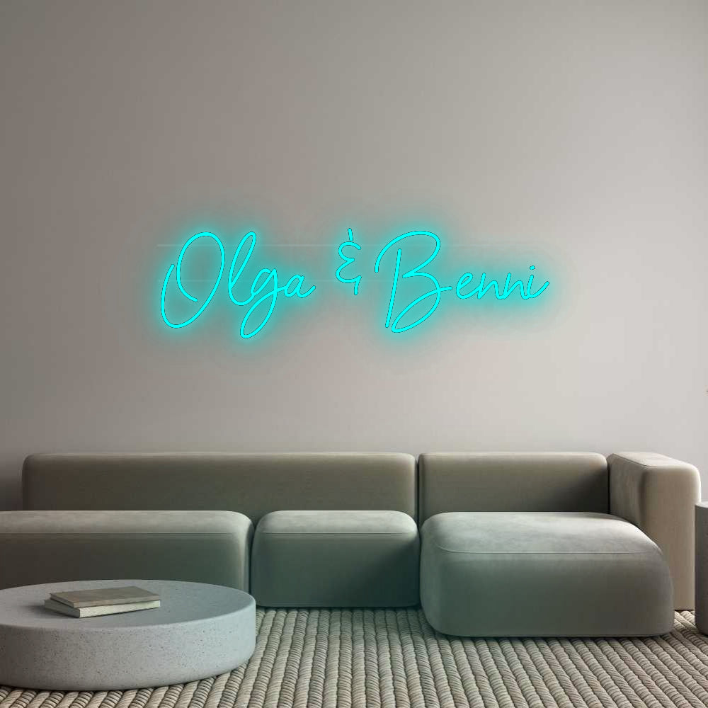 Custom Neon: Olga & Benni