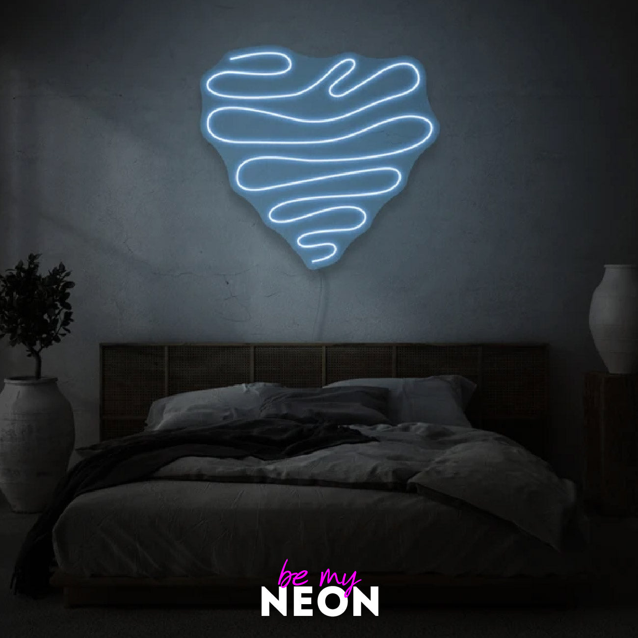 "Herz - Minimal" Leuchtmotiv aus LED Neon
