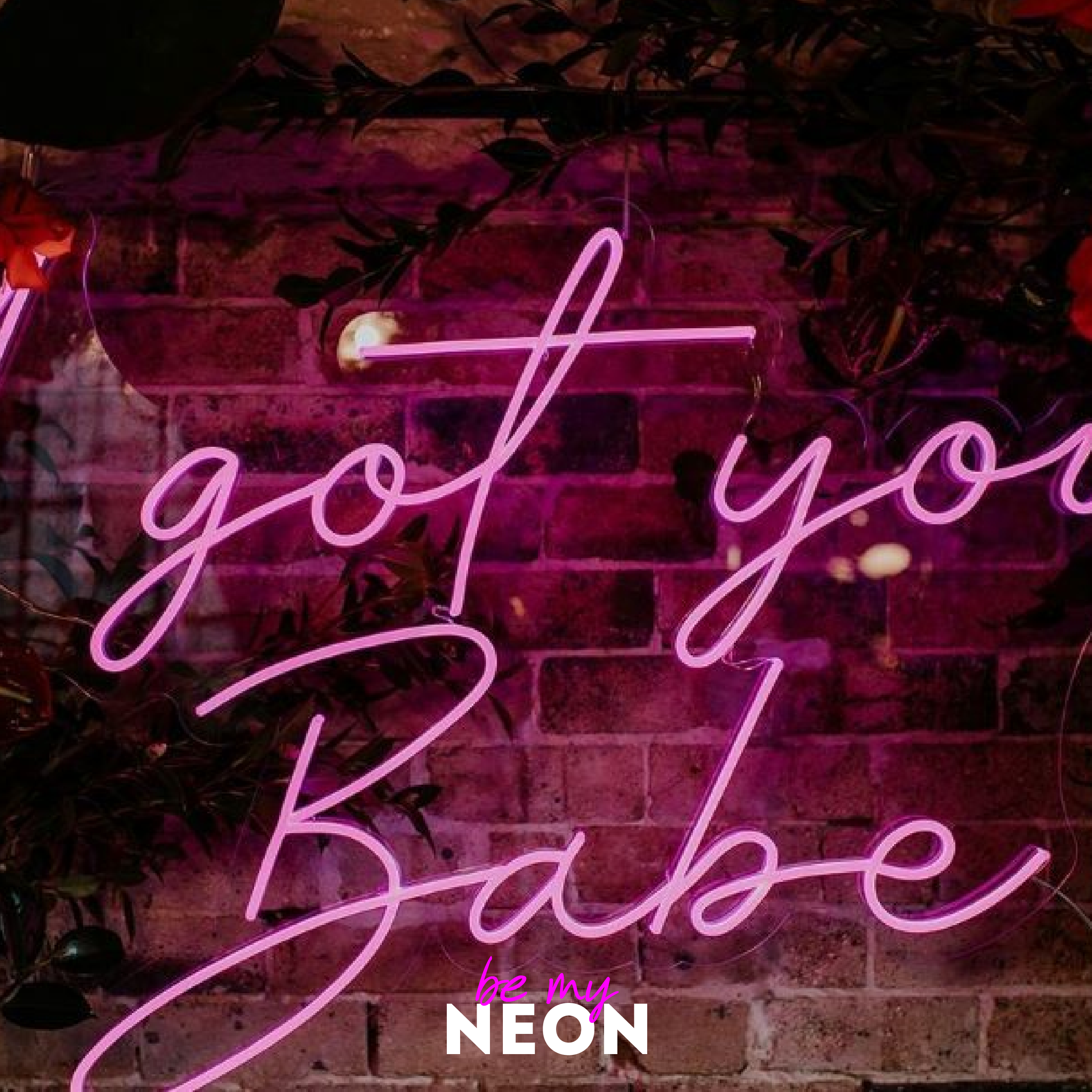 "I Got You Babe" Liebes - Leuchtmotiv aus LED Neon