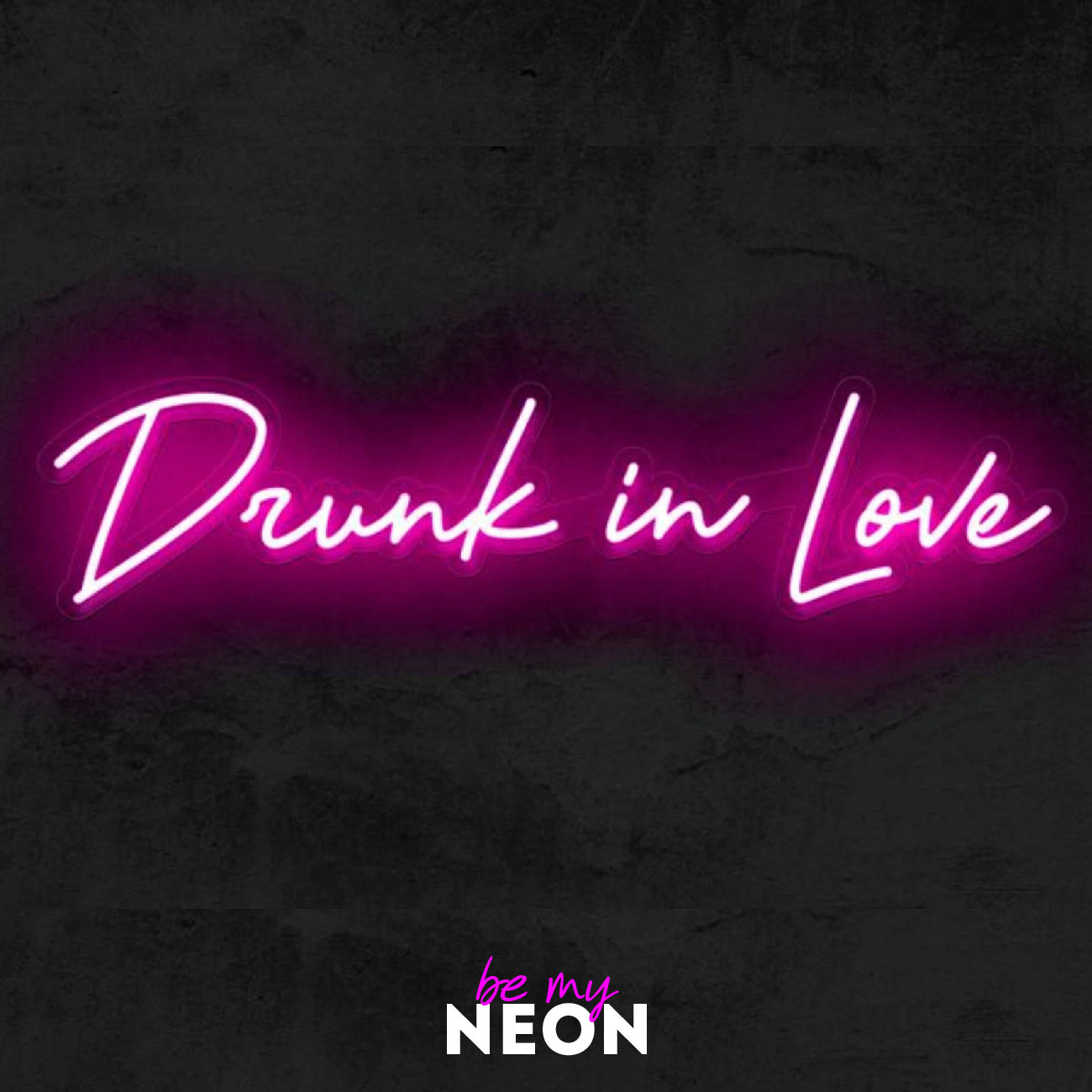 "Drunk In Love II" Liebes - Leuchtmotiv aus LED Neon