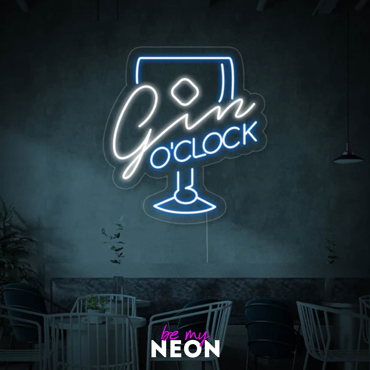 "Gin O`clock" LED Neonschild