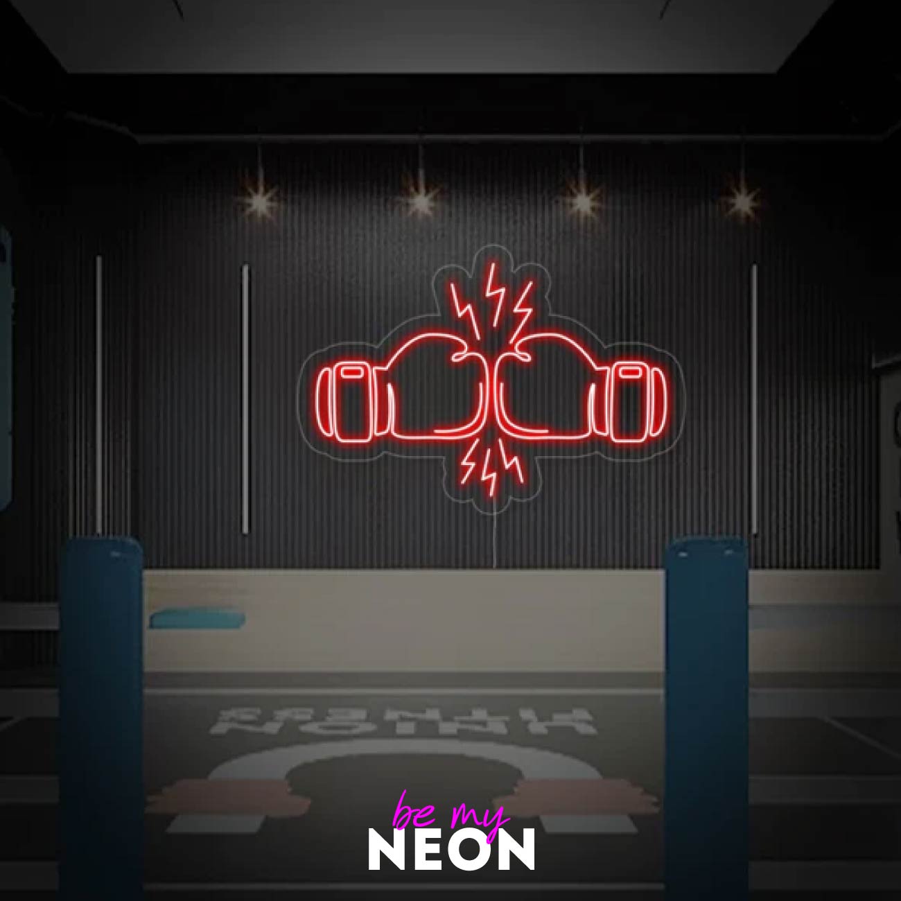 "Boxen Symbol - Sport" LED Neonschild