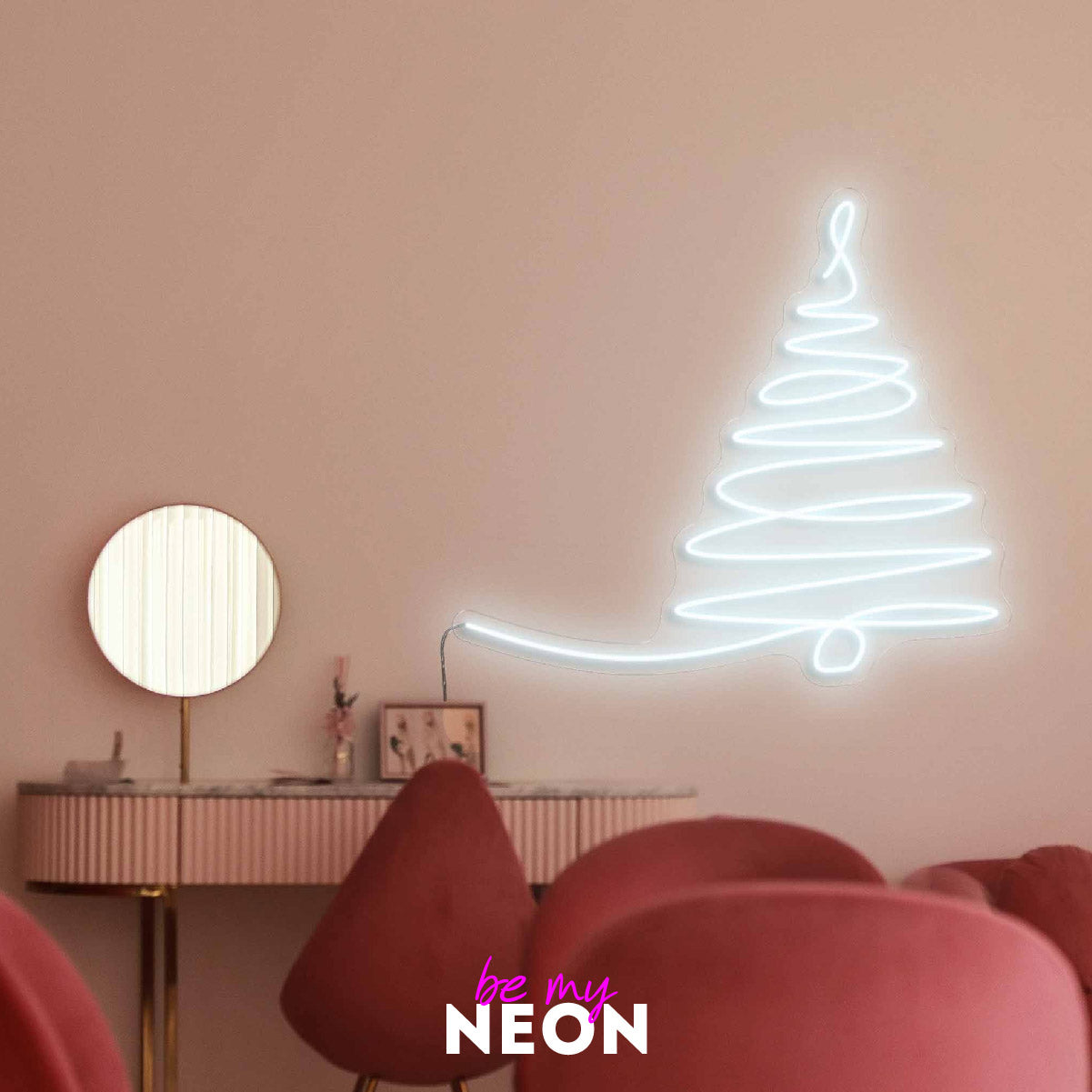 "Weihnachtsbaum 2" Leuchtmotiv aus LED Neon