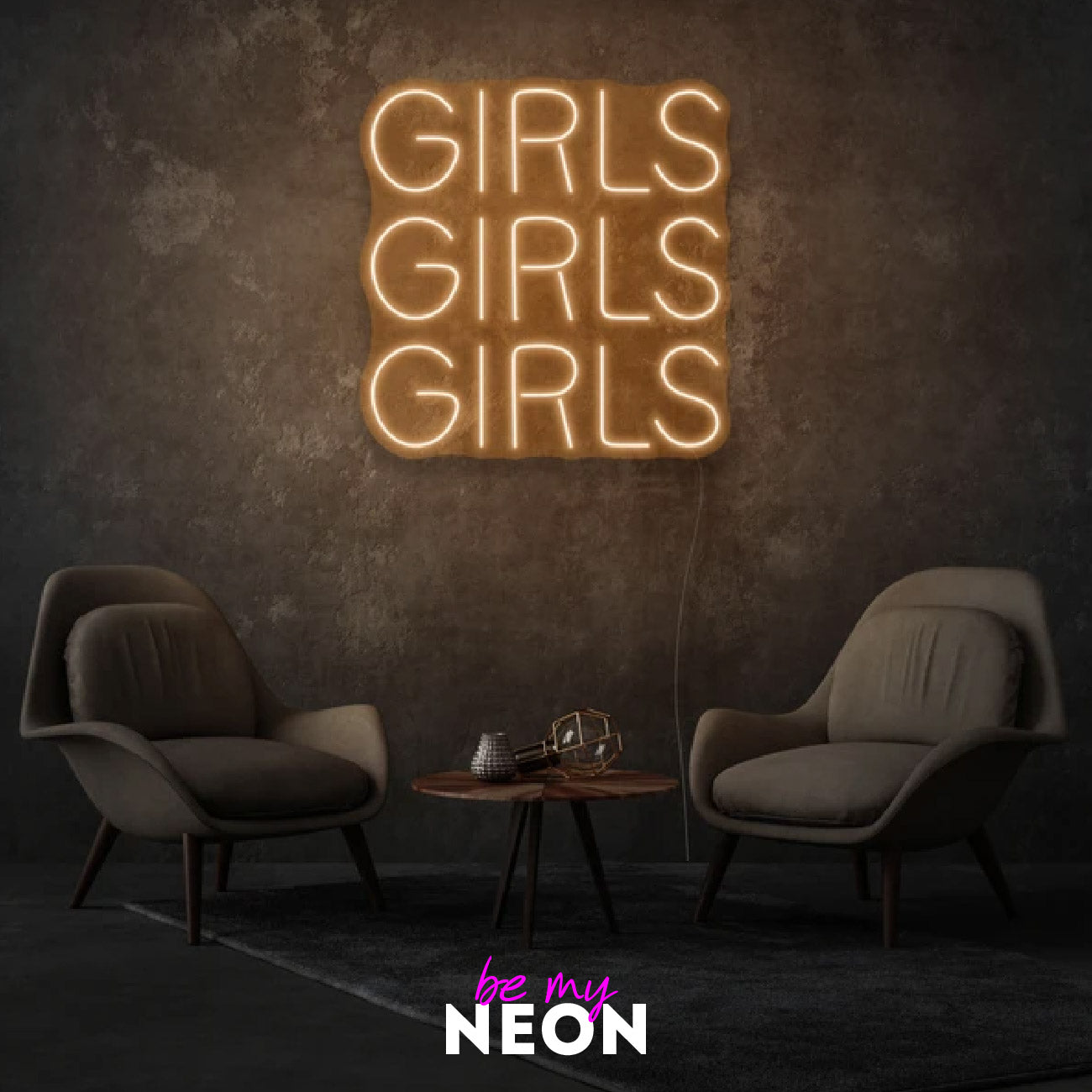 "Girls Girls Girls" LED Neonschild