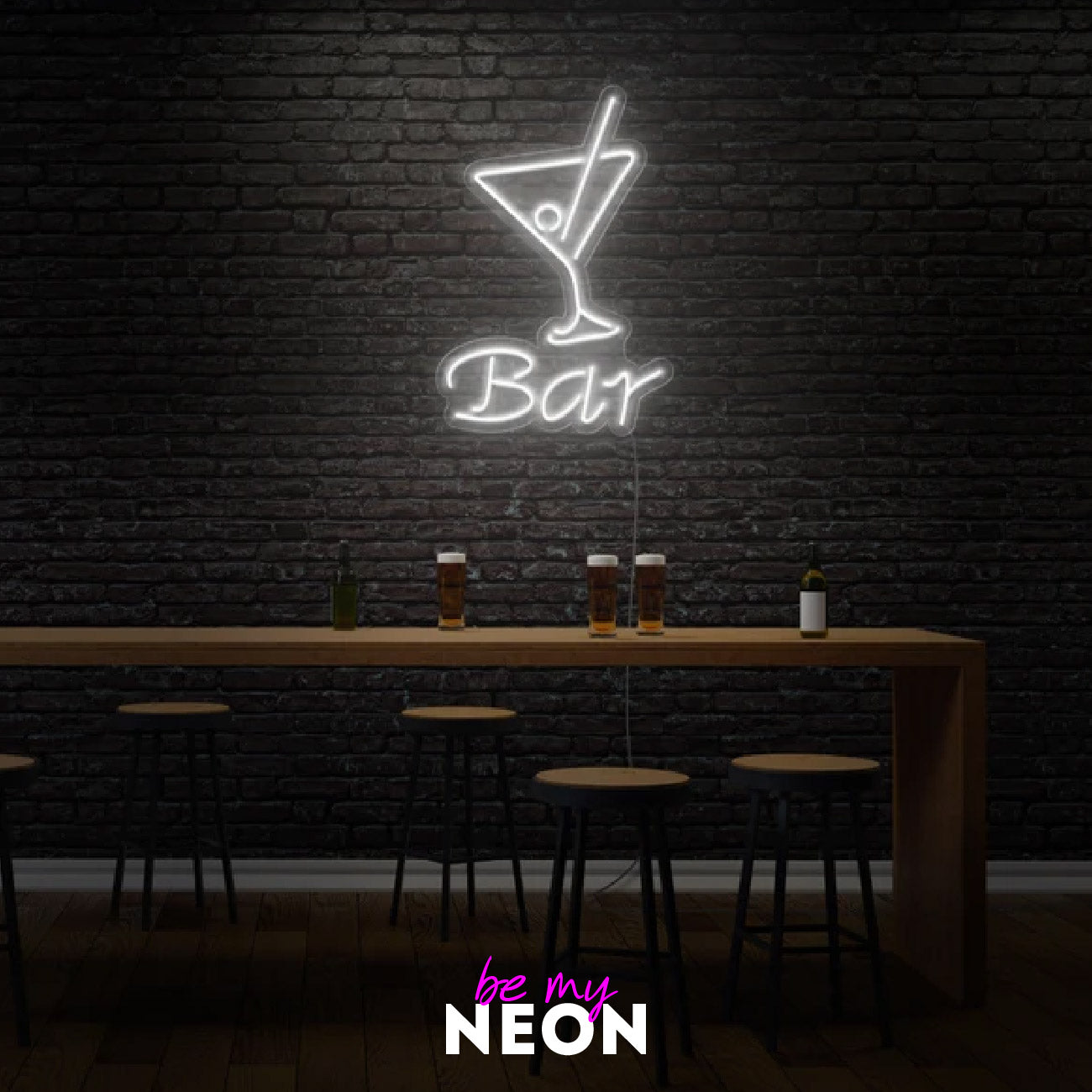 "Bar Motiv" LED Neonschild
