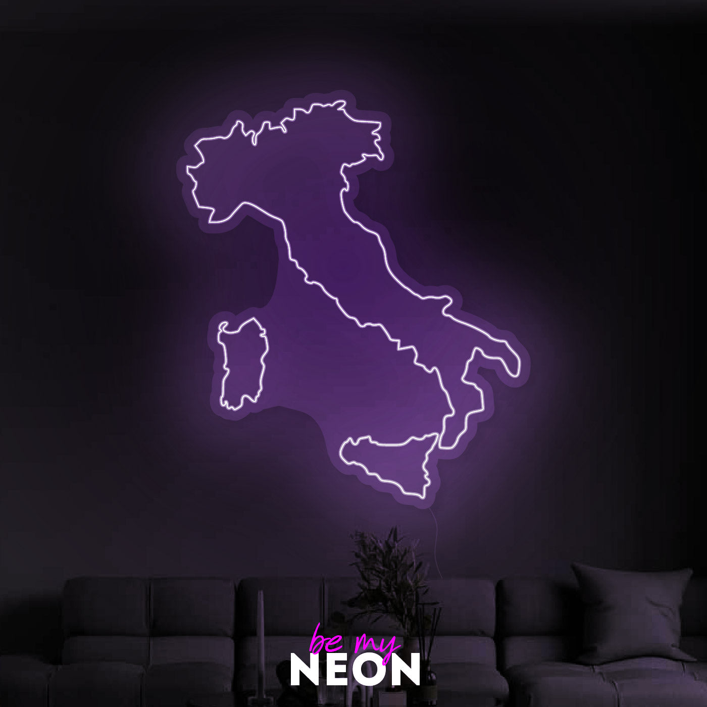 "Bella Italia" Italien Leuchtmotiv aus LED Neon