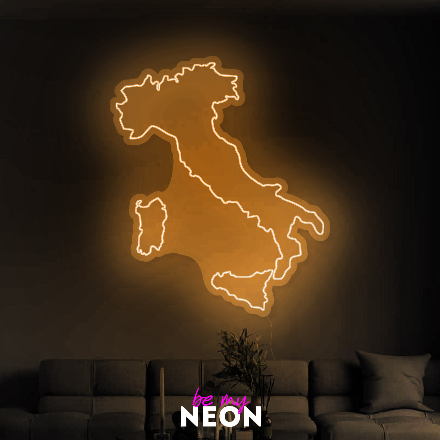 "Bella Italia" Italien Leuchtmotiv aus LED Neon