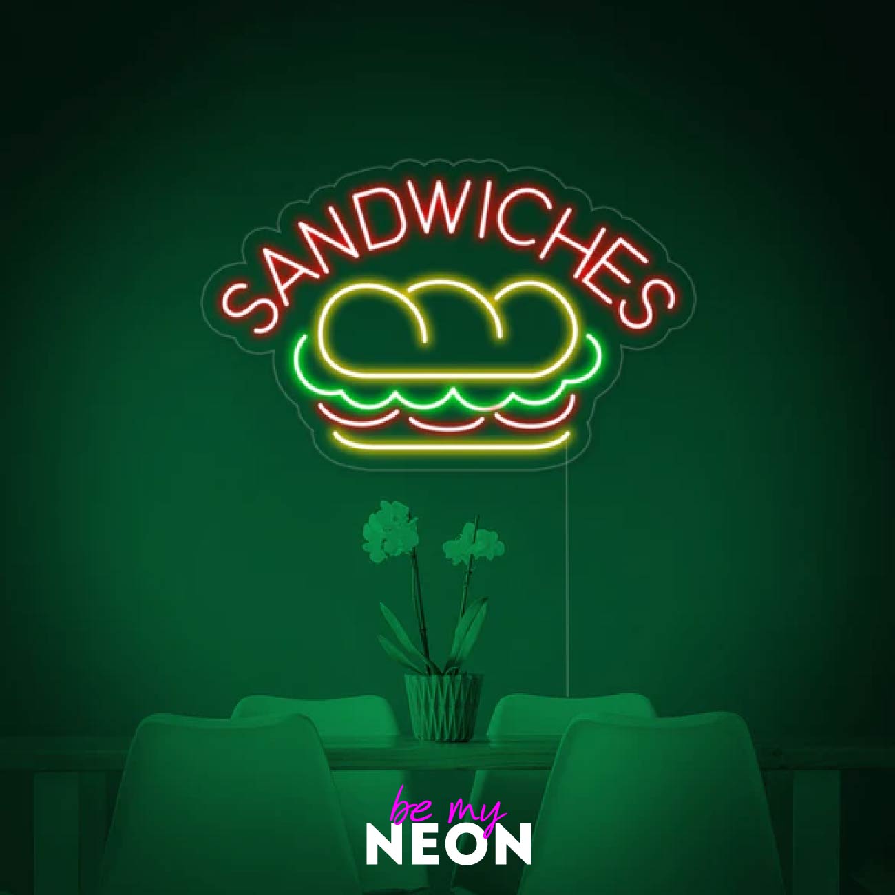 "SANDWICHES Essen" LED Neonschild