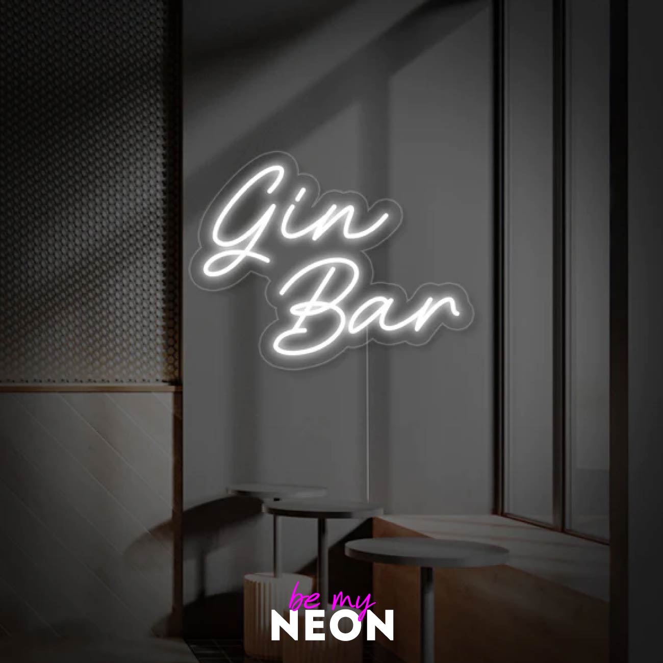 "Gin Bar - Bar Club Party" LED Neonschild