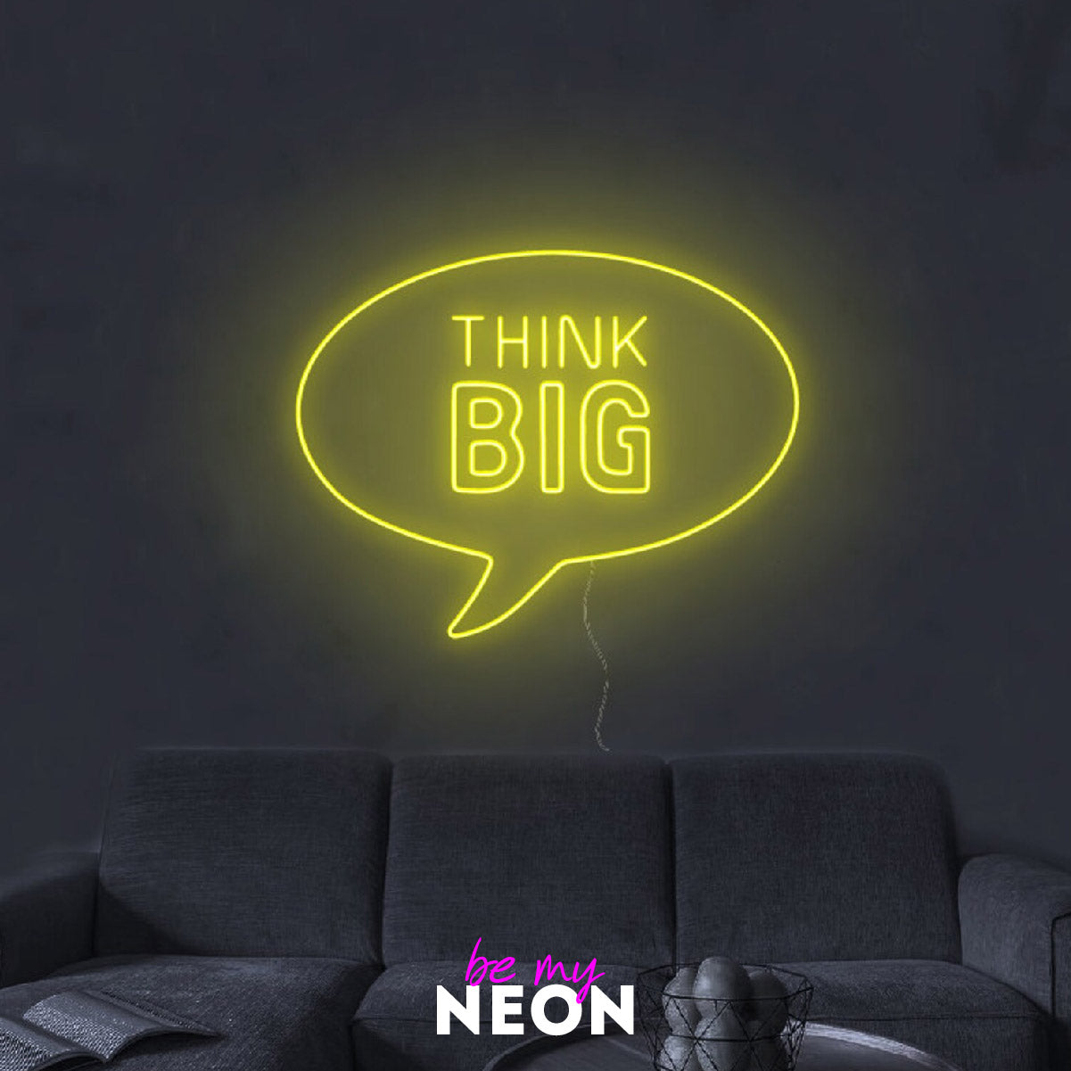 "Think Big" LED Neonschild