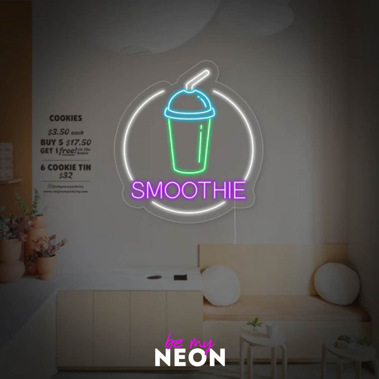 "Smoothie Symbol" LED Neonschild