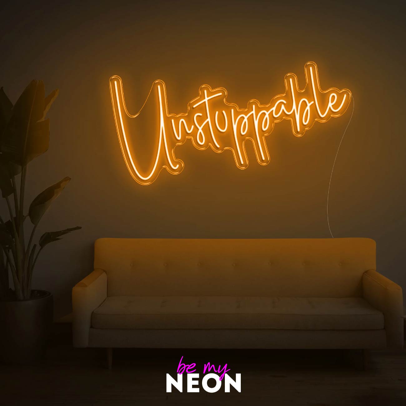 "unstoppable" LED Neonschild