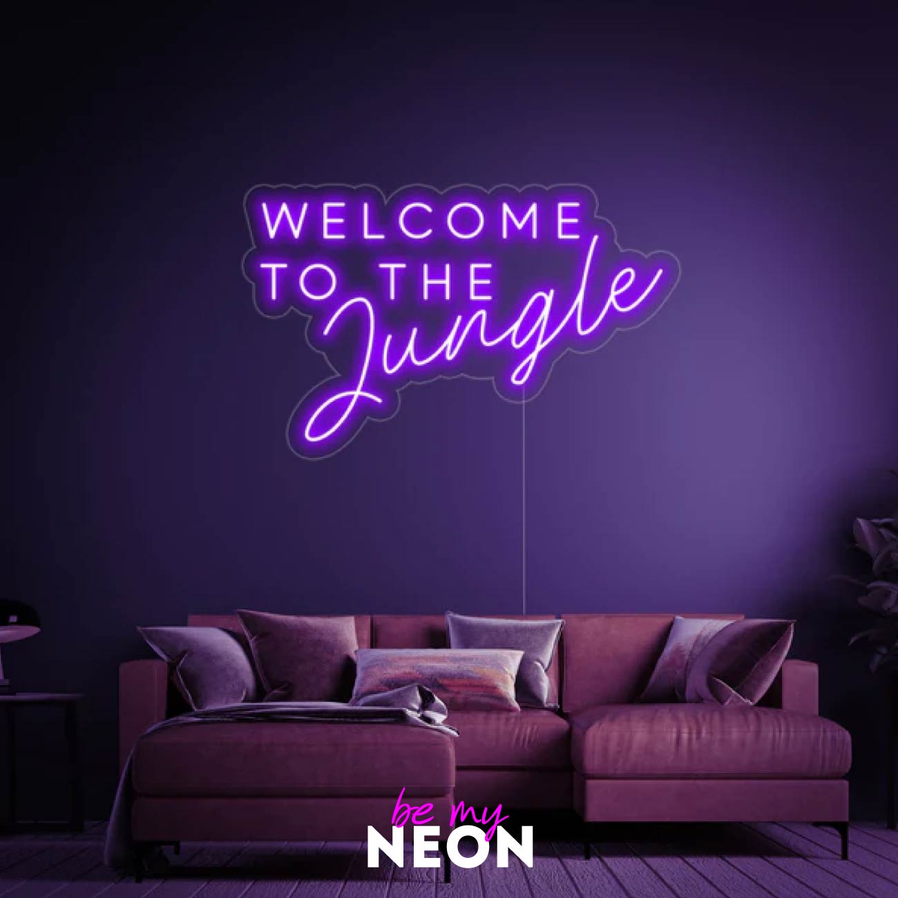 "Welcome to the Jungle" LED Neonschild