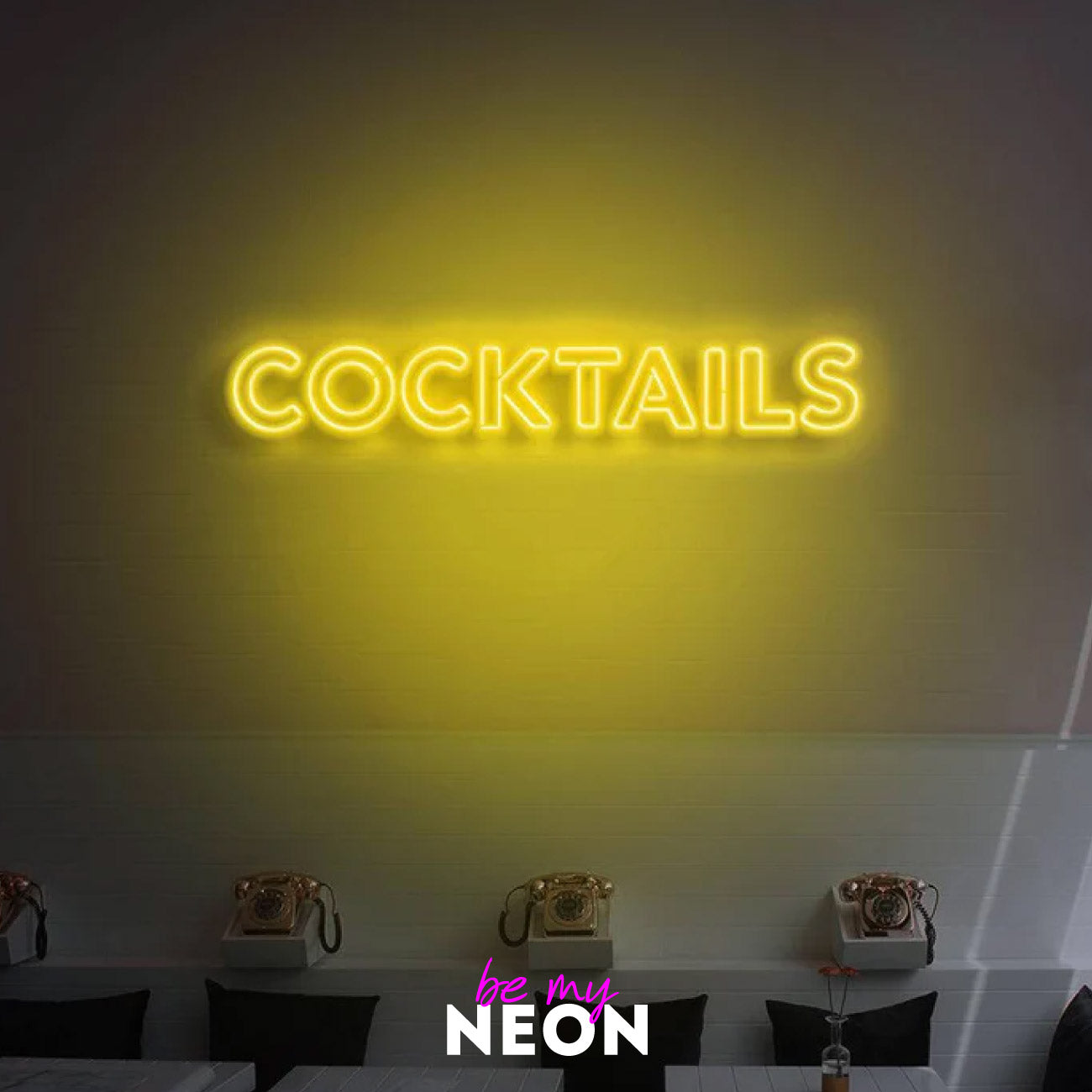 "COCKTAILS" LED Neonschild