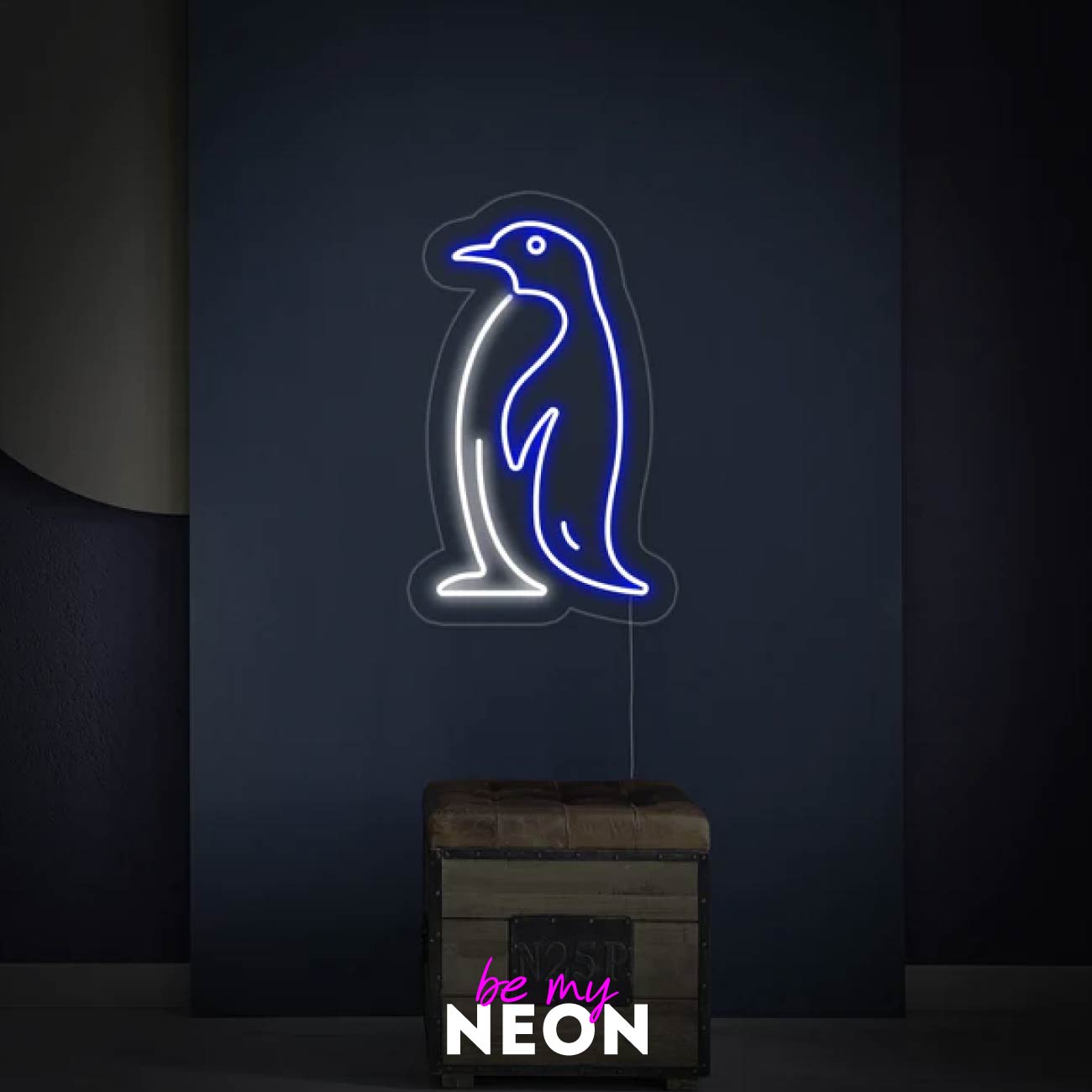 "Pinguin" Leuchtmotiv aus LED Neon