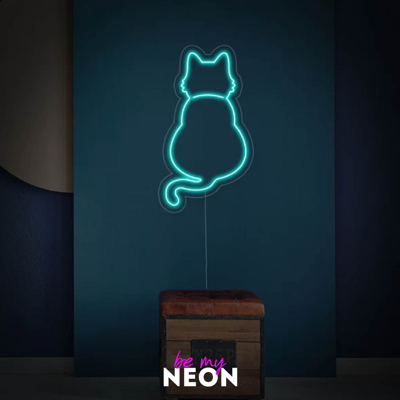"Katze Rücken" Leuchtmotiv aus LED Neon