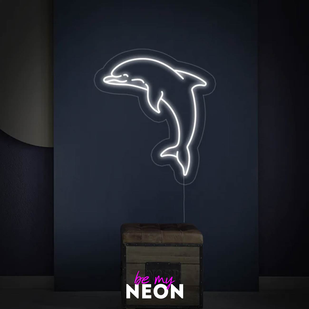"Delphin" Leuchtmotiv aus LED Neon