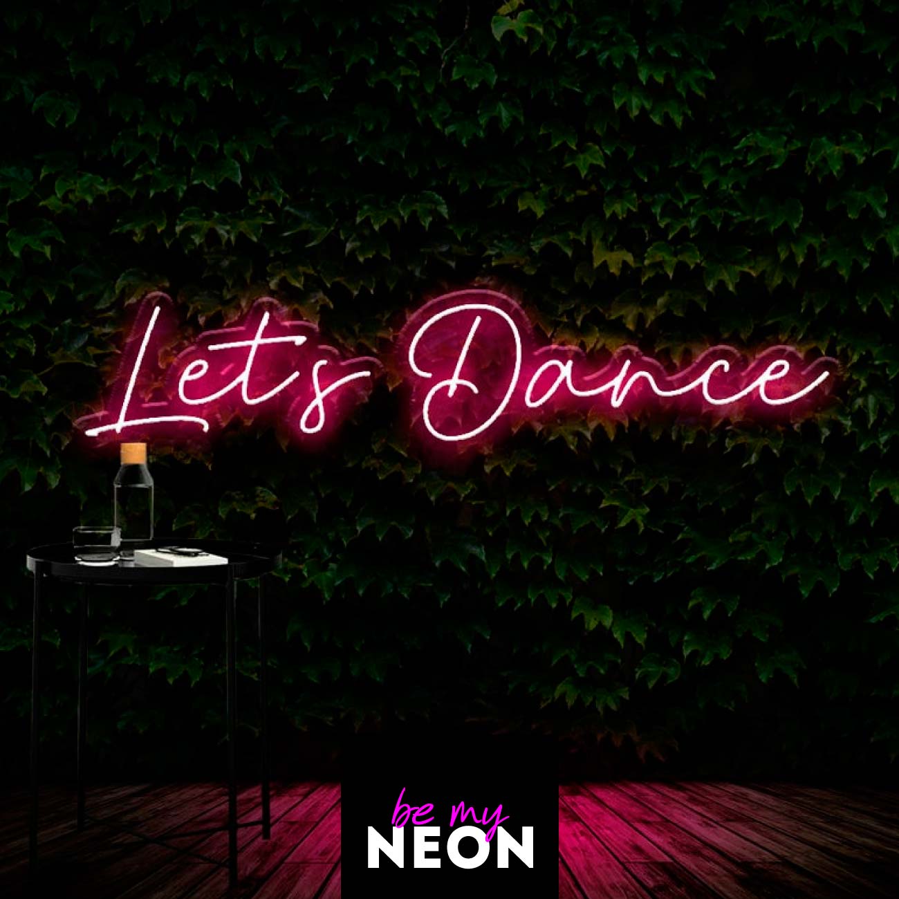 "Lets Dance" Leuchtmotiv aus LED Neon