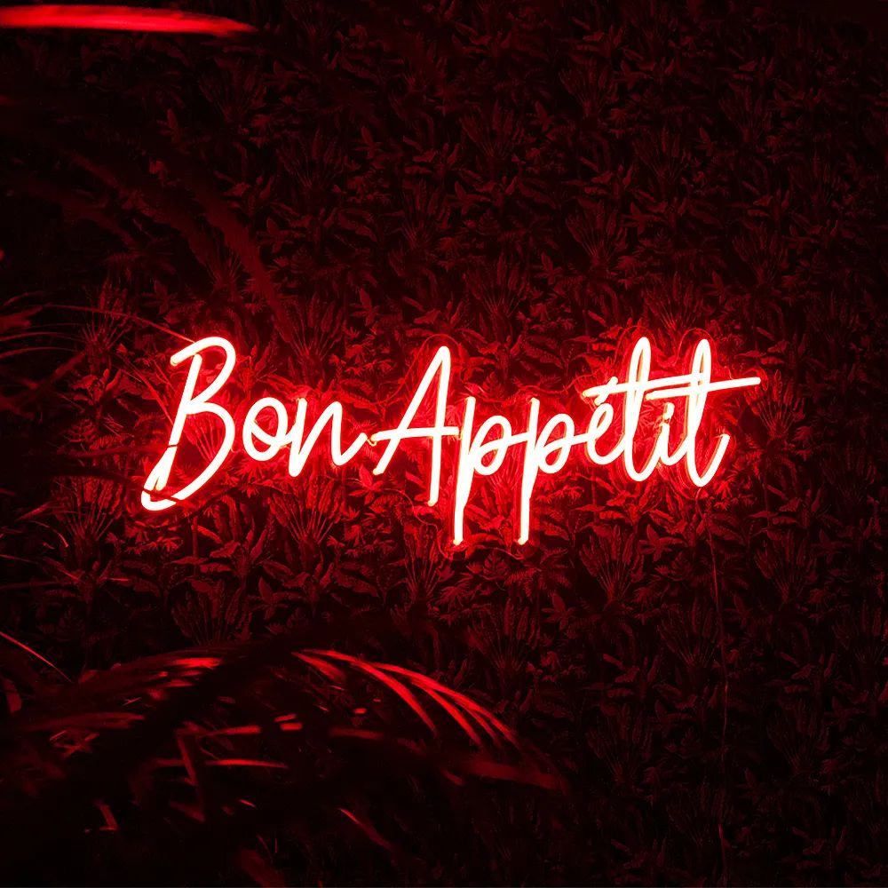 "Buon Appetit" LED Neonschild