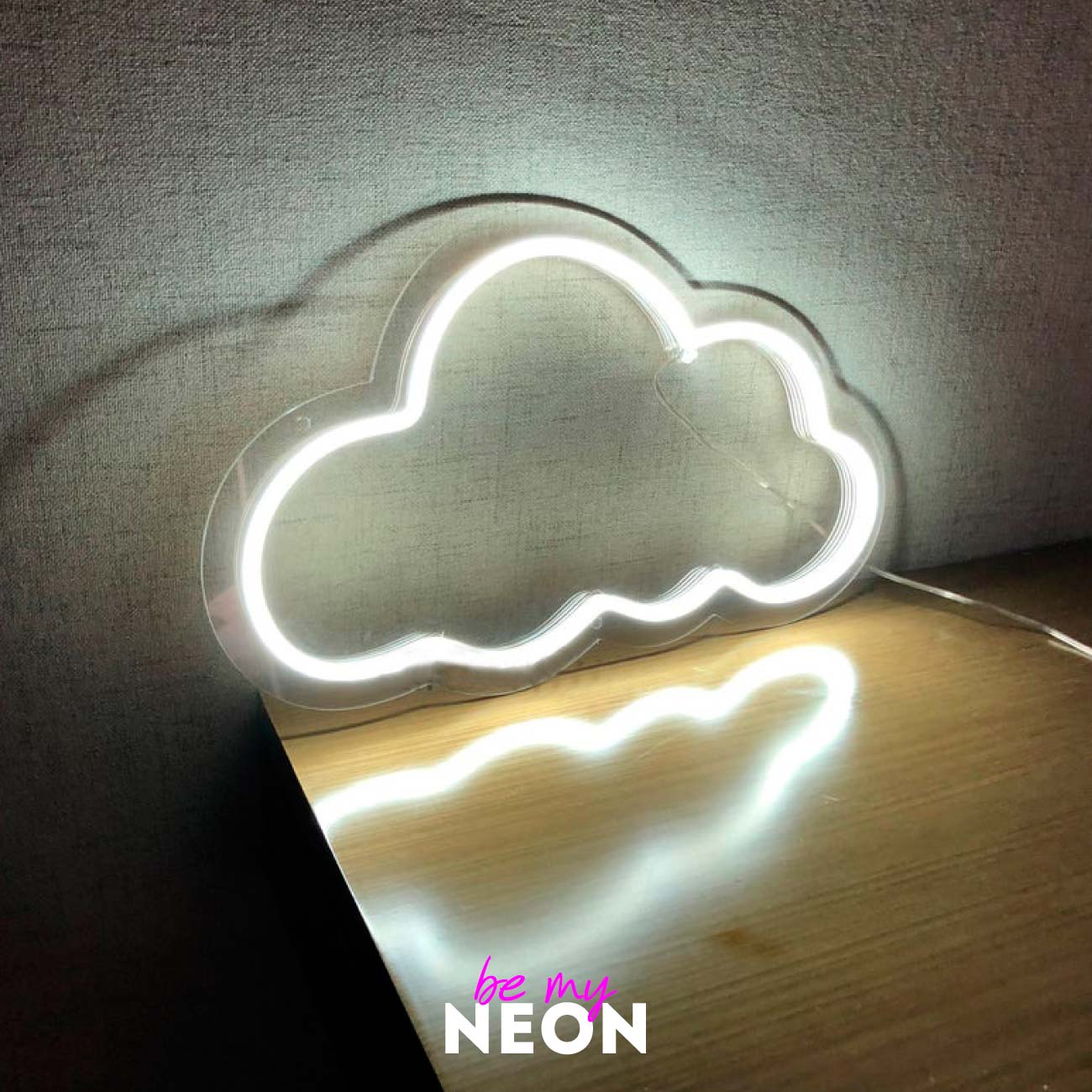 "Wolke" Leuchtmotiv aus LED Neon