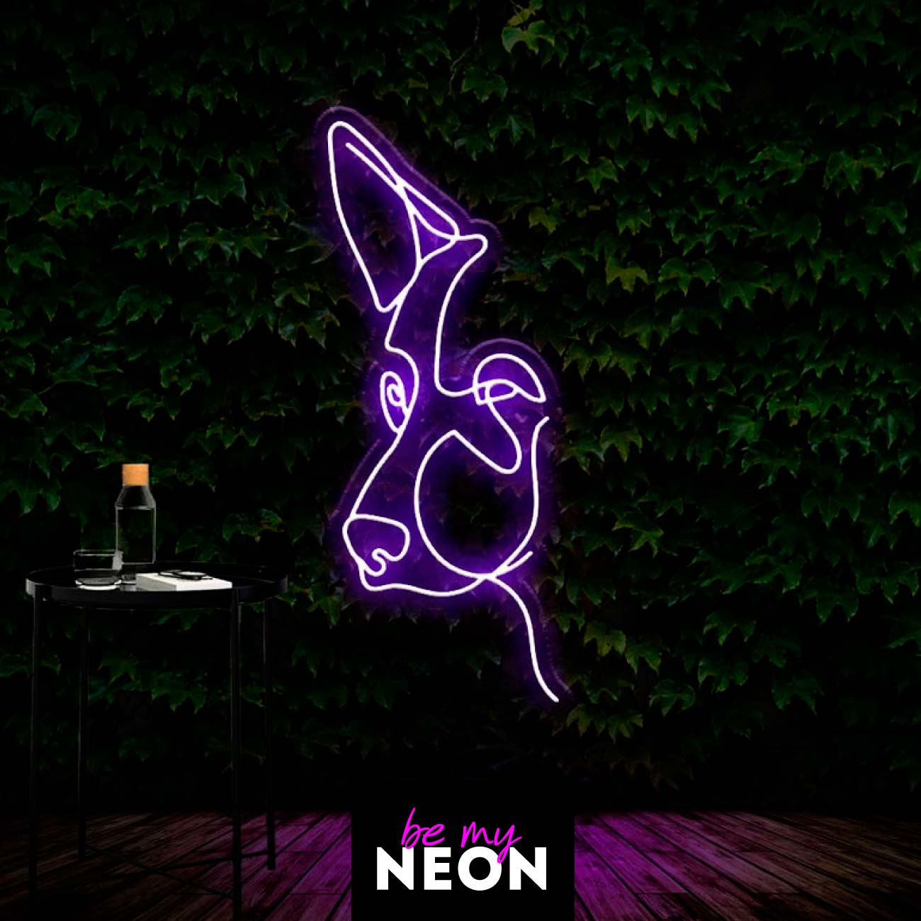 "Hund" Leuchtmotiv aus LED Neon