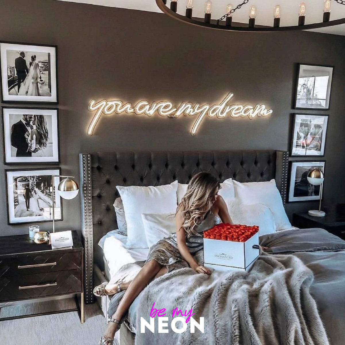 "you are my dream" Leuchtmotiv aus LED Neon