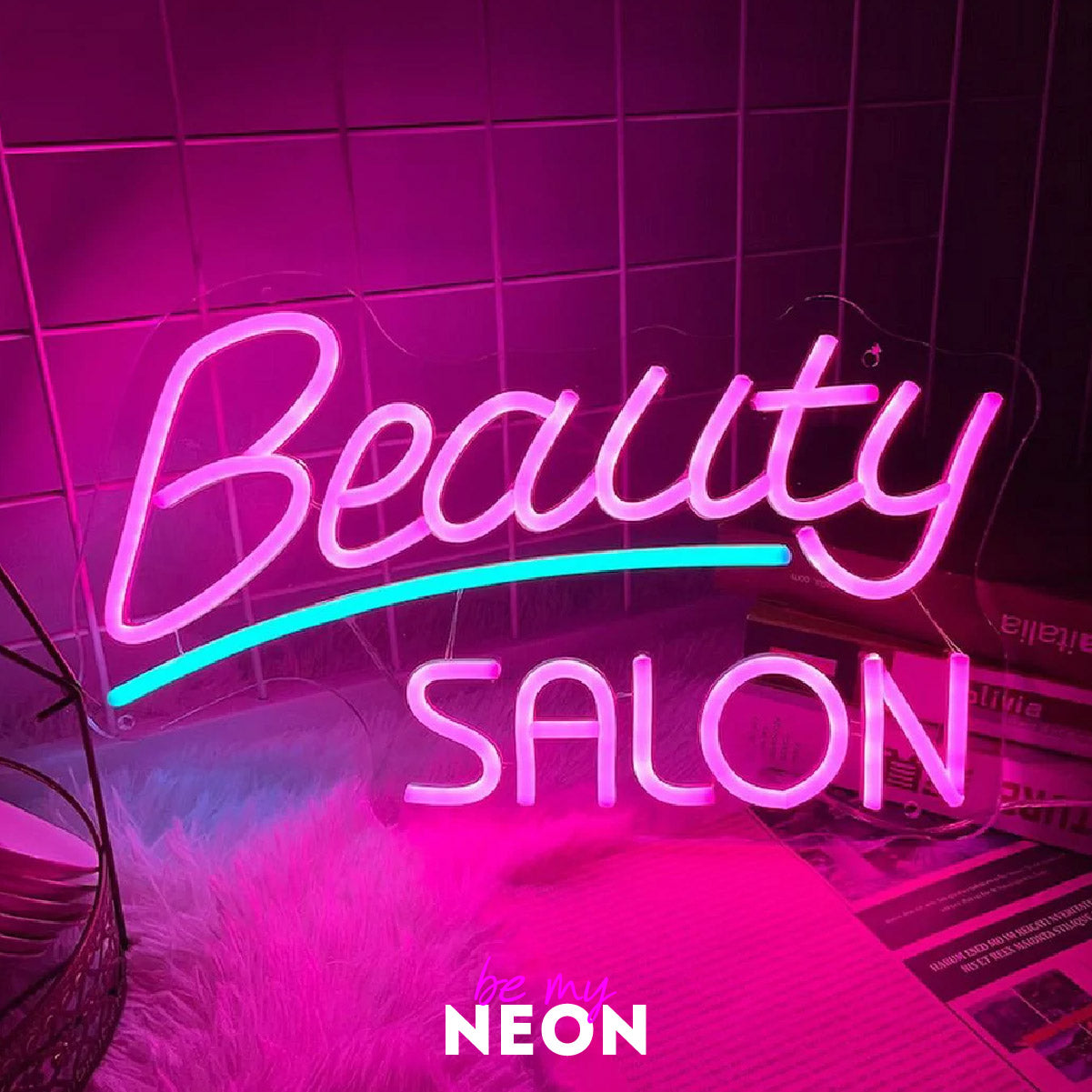"Beauty Salon" LED Neonschild