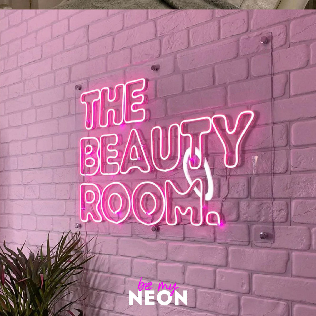 "The beauty room." LED Neonschild