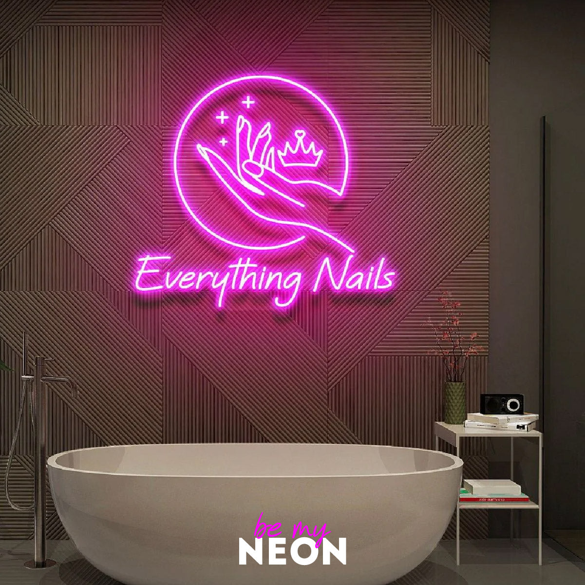 "everything Nails " LED Neonschild