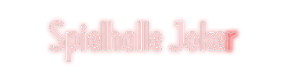 Custom Neon: Spielhalle Jo...