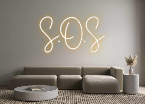 Custom Neon: S.O.S